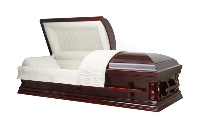 Elite Lite- Wood Casket with Mahogany Finish