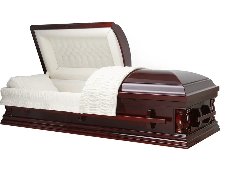 Elite Lite- Wood Casket with Mahogany Finish