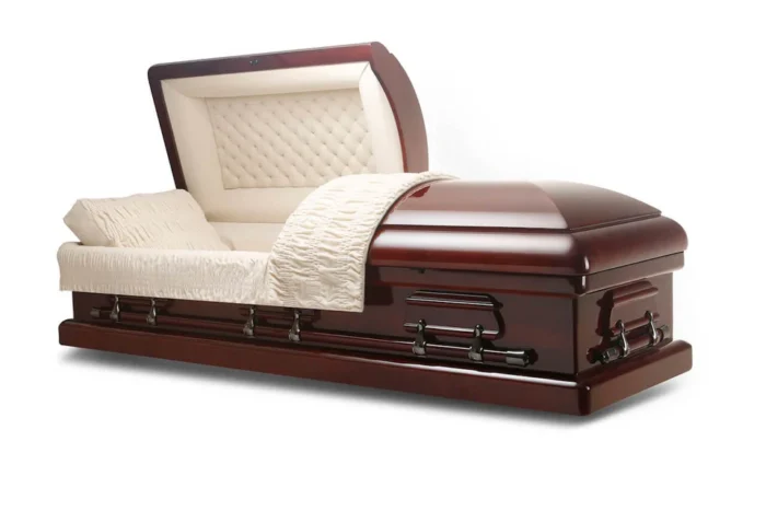 Magistrate Solid Mahogany Wood Casket